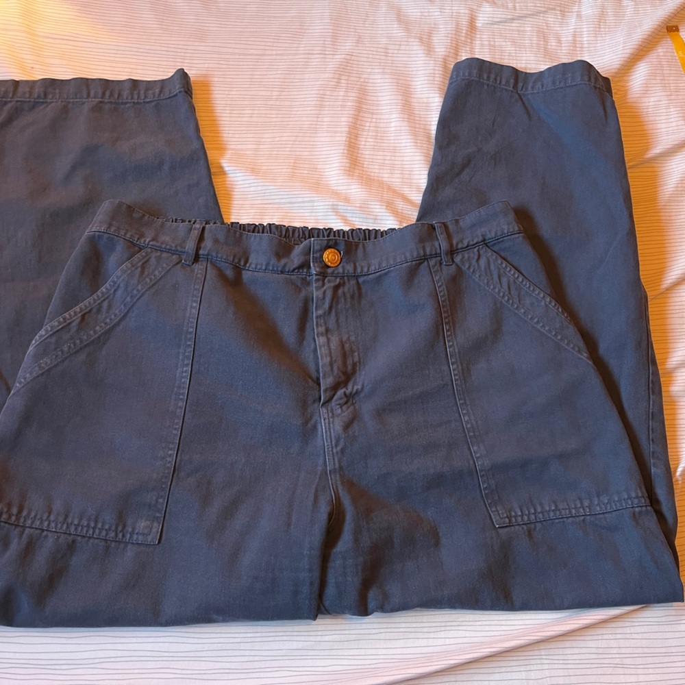 2X Big Bud Press Work Pants (Dyed a faded Navy Blue by me) 100% cotton